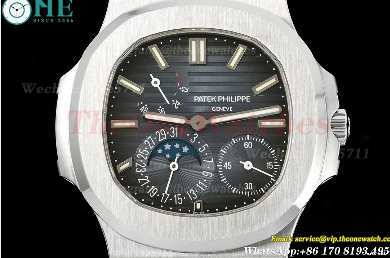 Stk PPF LE 40mm SS Super A240 5712 Blue Clone Nautilus 0418